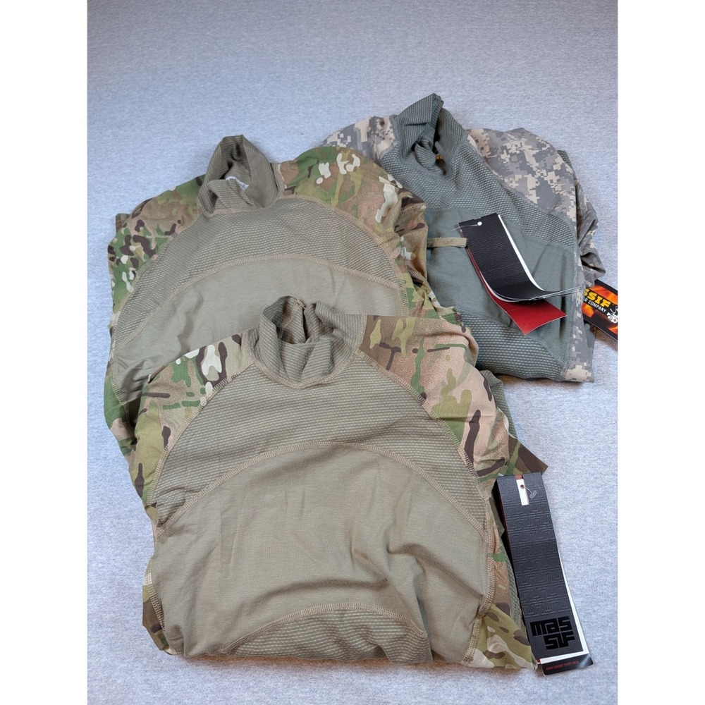 Massif Army Combat Shirt Lot 3 FR Flame Resistant Multicam ACU Mens Medium NWT